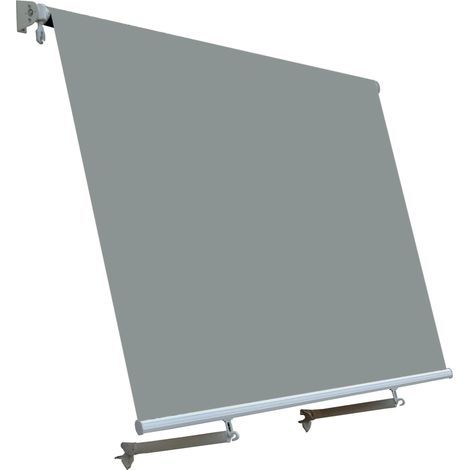 Tenda da Sole a Caduta con Bracci 300x245 cm Grigio (1/2)