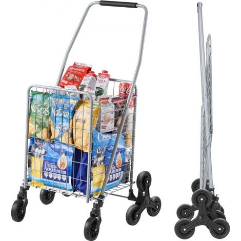 Carrello della Spesa per Salire Scale da 45 L con Ruote Girevoli (1/5)