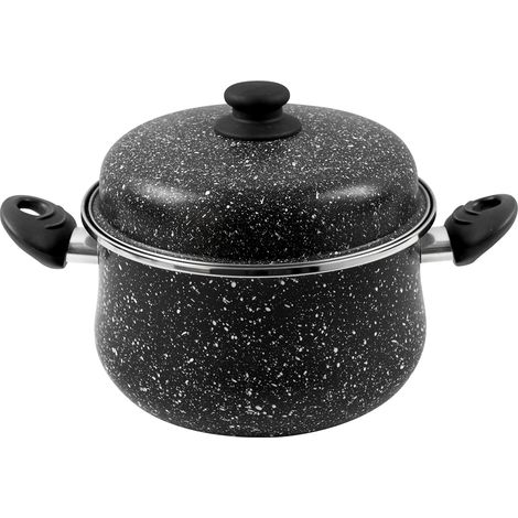 MAGEFESA olla esmalte c/tapa jordan 28 cm , Olla esmalte con tapa Jordan 28 cmFabricada en acero vitrificado de alta calidadApta para todo tipo de fuegosFabricación nac (1/4)