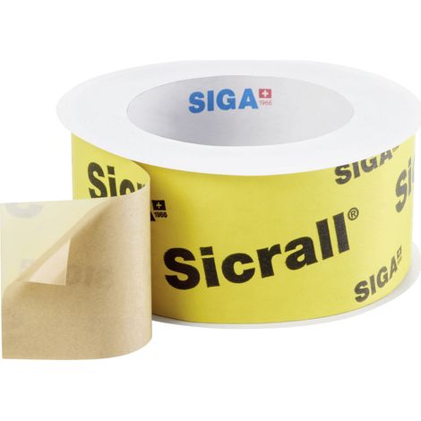 Siga Klebeband Sicrall 15 m x 6 cm gelb Dichtbänder (1/2)