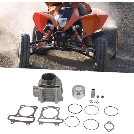 Ensemble piston-cylindre de 57,4 mm pour quad GY6 150 157QMJ 1P57QMJ 4 temps à refroidissement par air (1/5)