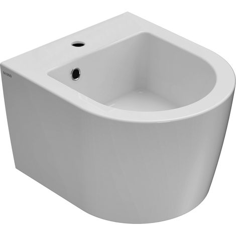Bidet Globo Forty3 43cm Sospeso Profondità Ridotta 43x36 bianco (1/4)