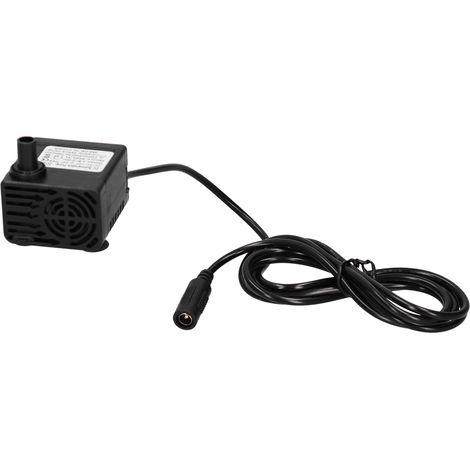 Bürstenlose, geräuscharme Tauchpumpe mit Umwälzfunktion, 1,2 m Förderhöhe, 500 l/h, 12 V, 5 W (1/5)