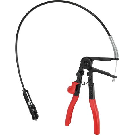 Pinces de serrage flexibles en acier allié pour tuyaux et câbles, pliables et durables (1/5)