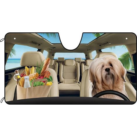 Pare-soleil pour pare-brise de voiture chien Corgi - Décoration (1/5)