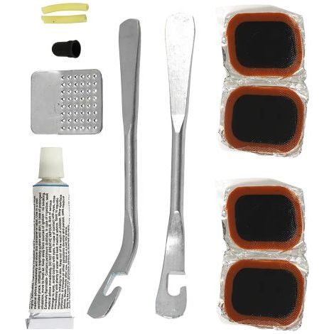 KIT RIPARAZIONE BICICLETTE set 12 pezzi