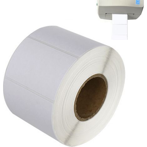 Etiquettes Thermiques 60 x 40 mm - Adhésives Résistantes à l'Eau et aux Graisses - Pour Imprimante Thermique - 1 Rouleau de 1000 Pièces (1/5)