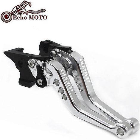 Accessoires pour Kawasaki Versys 650 2006 2007 2008 Versys 650 2009 2010 2011 2012 2013 2014 Leviers de frein et d'embrayage - Argent 2009-2014 (1/5)