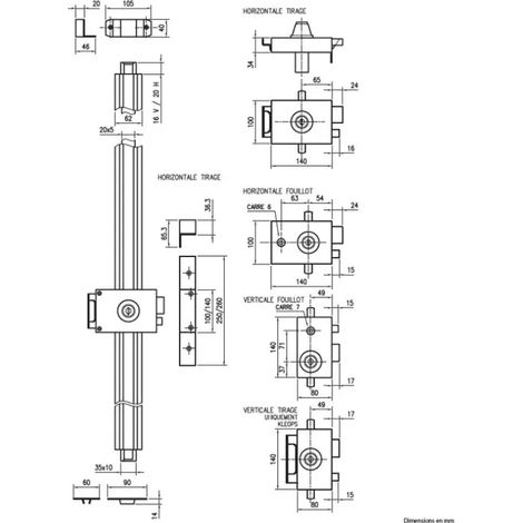 Cerrojo vak vakmobil kléops multipunto horizontal certificado A2P (1/2)