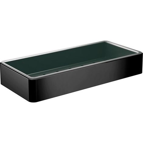 Panier à savon loft noir/noir 220 x 34 x 101mm EMCO