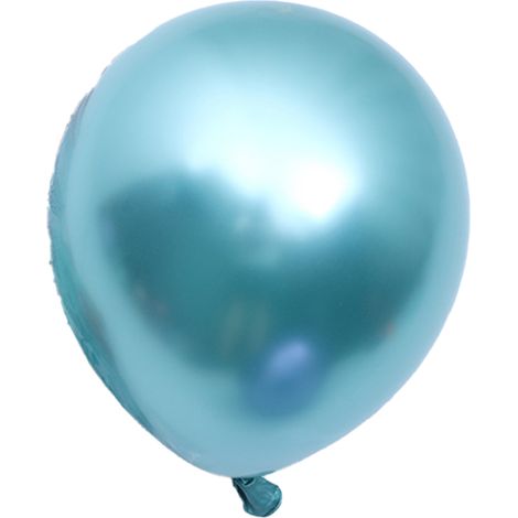 Ballons chromés métallisés, lot de 50 ballons en latex épais de 30 cm (12 pouces) pour décoration de fêtes d'anniversaire et de mariage