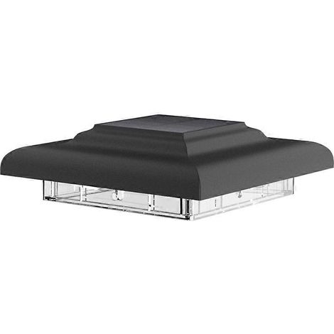 Lampe solaire de clôture étanche IP65 pour l'extérieur, idéale pour la décoration de jardin, portail, cour ou chalet. Éclairage pour mur et clôture. (1/5)