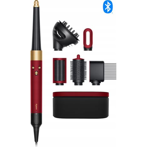 Dyson Airwrap i.d. Multistyler per capelli ricci e mossi, rosso velluto/oro, 1 pz.