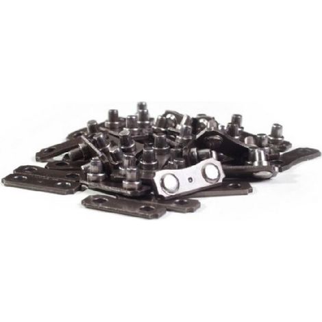 Maillons rapides pour chaine tronçonneuse 3/8 050 (1.3mm) – Lot de 10 maillons mâles et femelles – Compatible toutes marques (1/2)