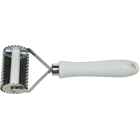 Elettro Center Art.314 Tagliapasta Dentato 2 Quadri al Giro, Acciaio Inossidabile, Bianco (1/4)