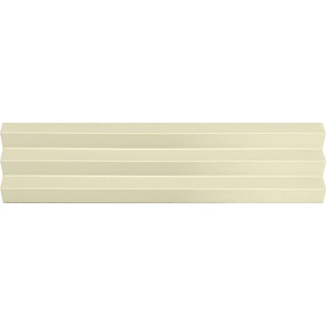 Carrelage mural intérieur mat en relief beige Acanto 10x40 cm V-Ribbed bone (1/2)