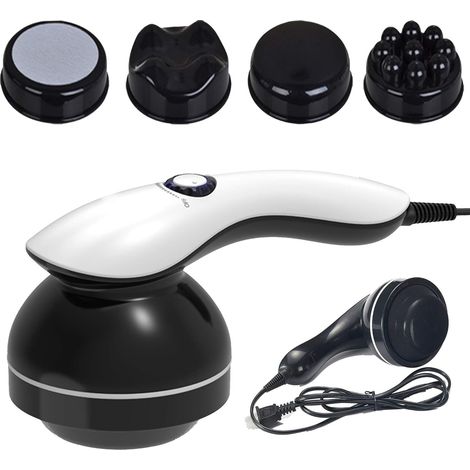 ®Rising FF Masseur anti-cellulite portatif, masseur dorsal portatif complet, anti-cellulite avec 4 embouts de massage (1/5)