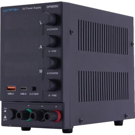 Alimentation de laboratoire, tension de sortie 0-60V, courant de sortie 0-5A, charge rapide USB 18W (1/5)