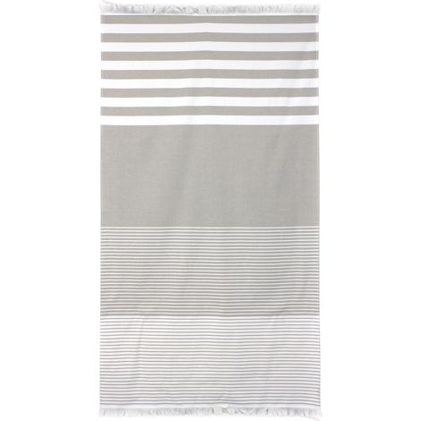 Drap de plage Fouta coton 290 g/m² Rayures (1/5)