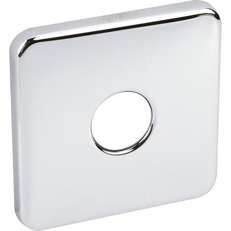 Pbtub – Plaque de finition inox pour parois non faïencées – Étanchéité renforcée avec joint périphérique – Adaptateurs 3/4" inclus