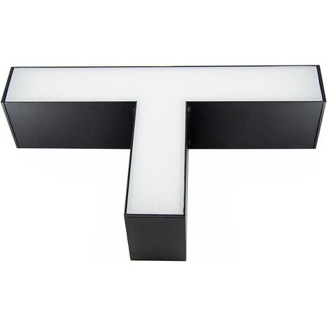 TrAdE Shop Traesio - Lampada Di Raccordo Connettore A T Per Lampadario 15w Luce Selezionabile Cct Ll57-t-3c - Nero (1/5)