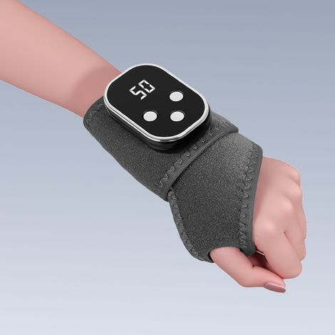 Masseur de poignet chauffant électrique avec vibration et thérapie par la chaleur, rechargeable par USB, compatible avec les montres connectées-AquaForge (1/5)