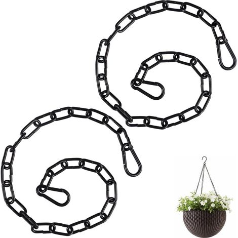 2 Pièces 50 cm Chaînes en Acier Inoxydable avec Mousqueton (1/5)