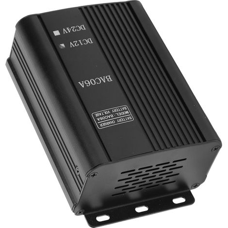 Chargeur automatique de batterie, interrupteur, groupe électrogène diesel, alimentation BAC06A AC100-240VDC12V 6A