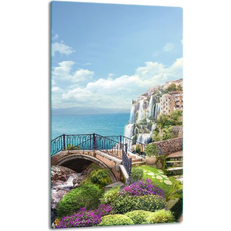 TABLERO DE MESA CON PANEL DE CRISTAL DE 30x52 CM EN HORIZONTAL (1/5)