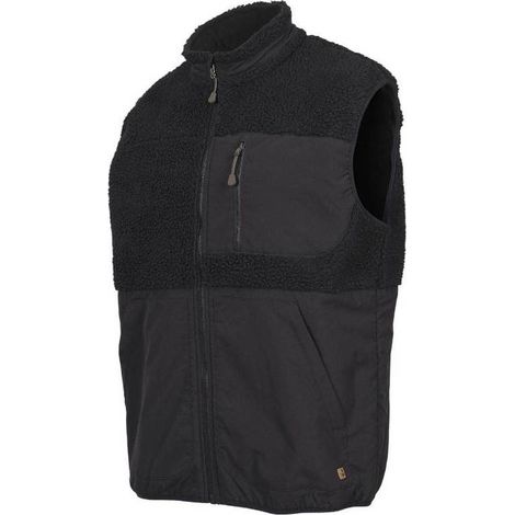 Polaire Sans Manches de Travail Olmi - Taille XL - Noir - Résistant et Confortable - D-Work