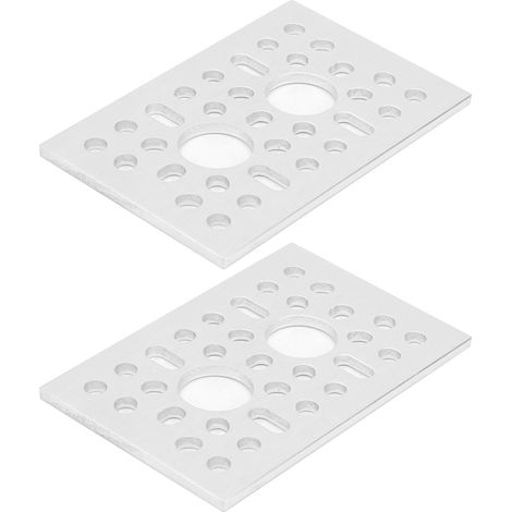 2 panneaux muraux en aluminium à grille, composants de contrôle industriel 3123‑0048‑0072 (1/5)
