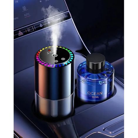 160ml Capteur Musical Diffuseur Voiture avec Parfum (Brise Marine), Diffuseur Électrique, Arômes pour Voiture Durée 12 Mois BJ-792 (1/5)