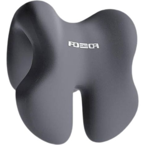 Kopfstütze für Bürostühle, bequemes Nackenkissen für Damen und Herren mit Aufbewahrungstasche, Nackenkissen aus Memory-Schaum, Dunkelgrau (1/5)
