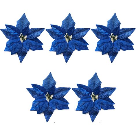 Christmas Flowers Christmas Tree Decorations Fabric Simulation Flowers
