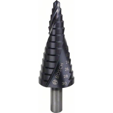 Bosch  Stufenbohrer  HSS-AlTiN  6  -  30  x  93,5  mm  -  2608588067 (1/4)