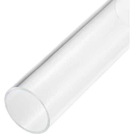 Acrylique Tuyau Transparent Rigide Rond Tube 46mm ID 50mm OD 6" pour Lampes et Lanternes, Eau refroidisement Système (1/5)