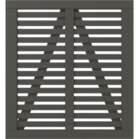 Plus Einzeltor Harmoni inkl. Beschläge 100 x 107 cm umbragrau fungizidbehandelt