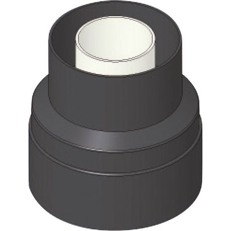 Adattatore camino ø 60/100 mm con interno in PP ed esterno in PVC 00000051371 - - TECNOGAS - -