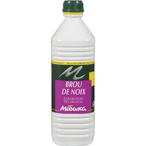 Teinture naturelle brou de noix pour bois – Aspect vieilli authentique – Respecte la fibre du bois – Écologique et facile à appliquer – Mieuxa