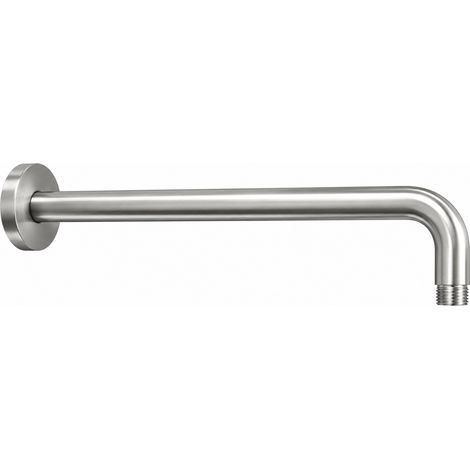 Bras de douche rond de 380 mm en acier inoxydable AISI 304 avec raccord 1/2"G Arqea Tuttotondo CP2201  Acier inoxydable (1/2)