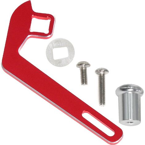Adaptador de control con una sola mano, transmisor de volante para coche RC, control remoto TQI-4 TRX6 Slash Summit, rojo