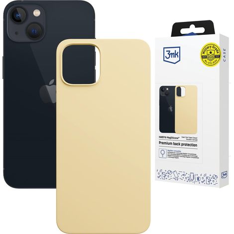 Apple iPhone 15 - 3mk Hardy MagSilicone giallo (1/5)