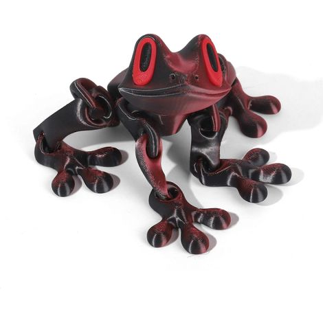 Magnetische, bewegliche Frosch-Schreibtischdekoration – Niedliche, bewegliche Frosch-Dekoration für Kinder und Erwachsene