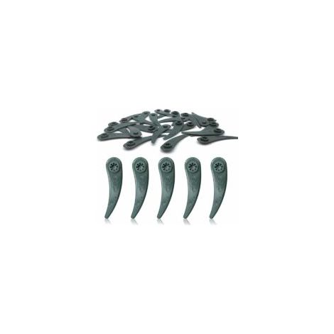 Remplacement des Lames De Strimmer d'herbe, Lot de 24 Lame coupe bordure bosch pour coupe-bordures Bosch Durablade Art 23-18 LI Art 26-18 LI, Vert, - Crezuo (1/4)