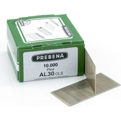 Prebena AL30CLS Tackernägel Produktabmessung, Länge 30 mm 10000 St. (1/2)