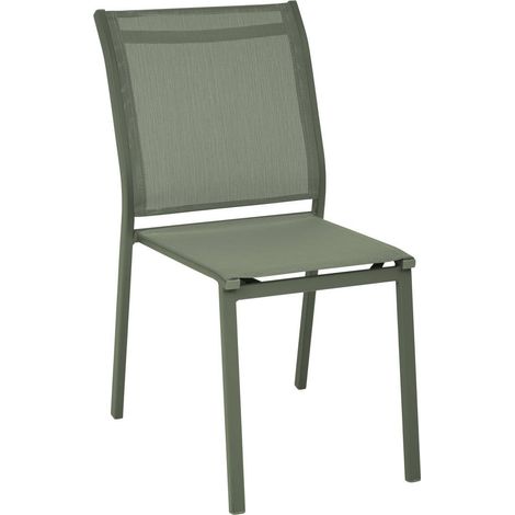 Sedia da giardino impilabile essentia - verde alloro - Hespéride (1/4)