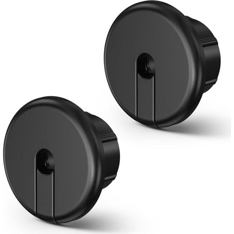 Dishy Starlink Ethernet Cable Wall Grommet 1" Wall Hole Starlink Ethernet Cable Grommet for Furniture Wire Holes (Black, 2 Pack) (1/5)