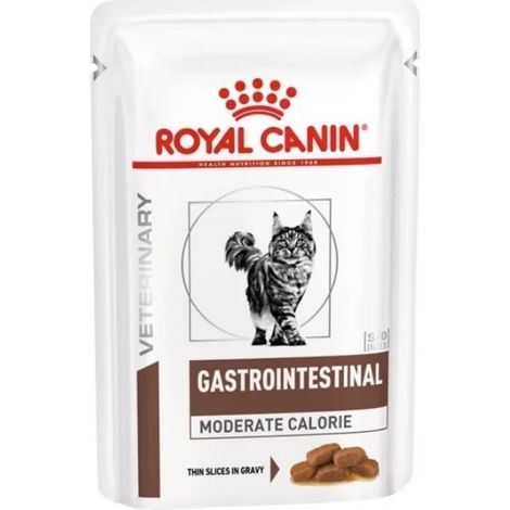 Umido Gatto Busta 85 gr Gastrointestinal Moderate Calorie Royal Canin
