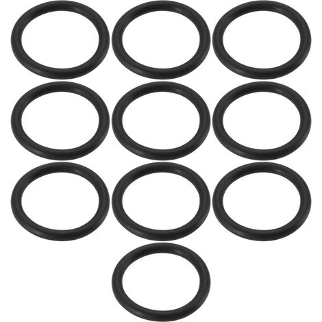 10 Pieces Swimming Pool Filter Pump Hose Rubber O-Ring Seal Outer Diameter 32mm Thickness 3.5mm Compatible with Hose Connector (1/5)