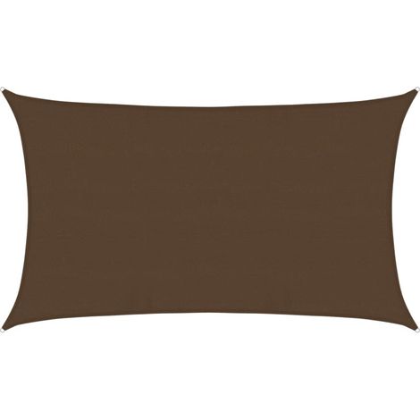 Maison Exclusive - Sonnensegel 160 g/m² Braun 5x8 m HDPE